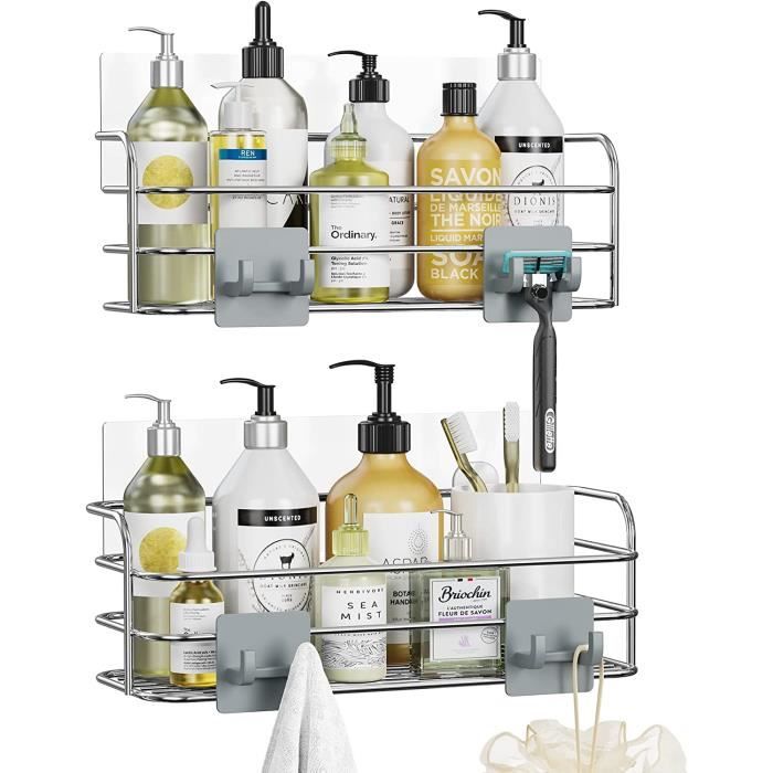 EUNEWR Opknoping Douche Caddy over Deur, Duurzame Badkamerplank Geen