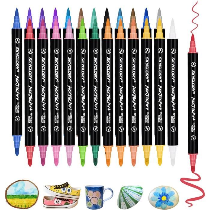 Sharpie Lot de 3 marqueurs permanents Pointe fine Fine Rouge Sharpie Lot de 3 marqueurs permanents Pointe fine Fine Rouge