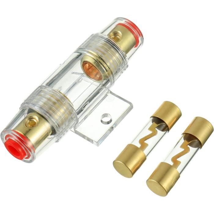 Kit Porte-Fusible 5x20 Mm + 150 Fusibles Rapides 0.1A à 20A – 16 AWG Fil Rouge – BOJACK Assortiment Complet