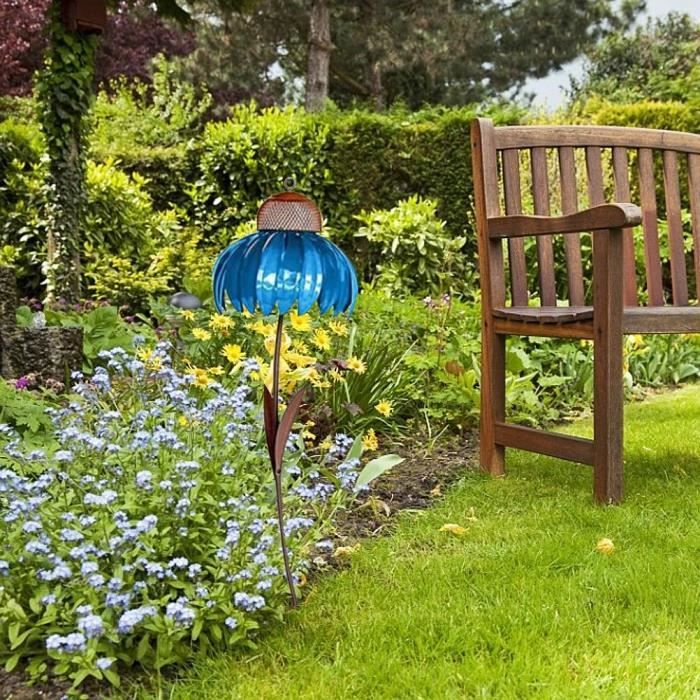 Mangeoire à Oiseaux Pelle & Sol - Anti-écureuils, Résistante Intempéries - Compacte, Facile à Nettoyer - Pour Jardin Et Balcon