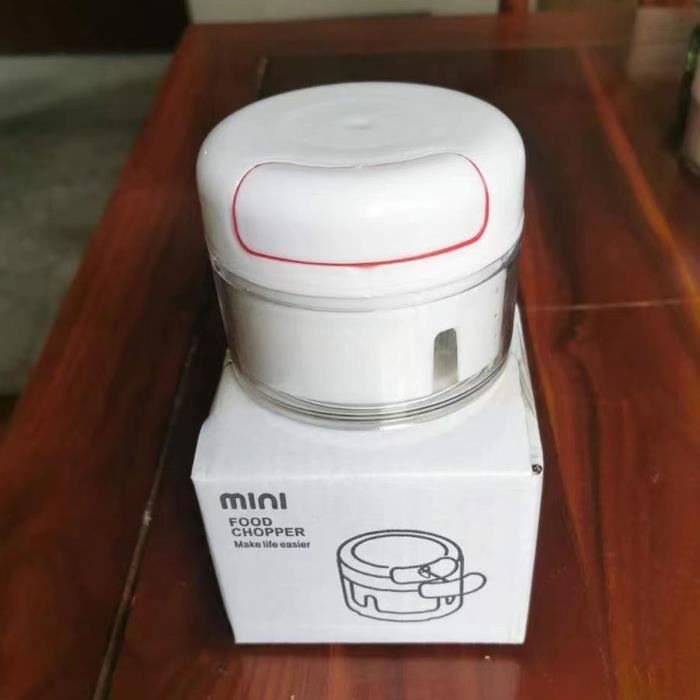 Hachoir Électrique à Ail & Oignon - Multifonction, Sans Fil, Sécurisé - Découpe En 10 Secondes Pour Cuisine Rapide