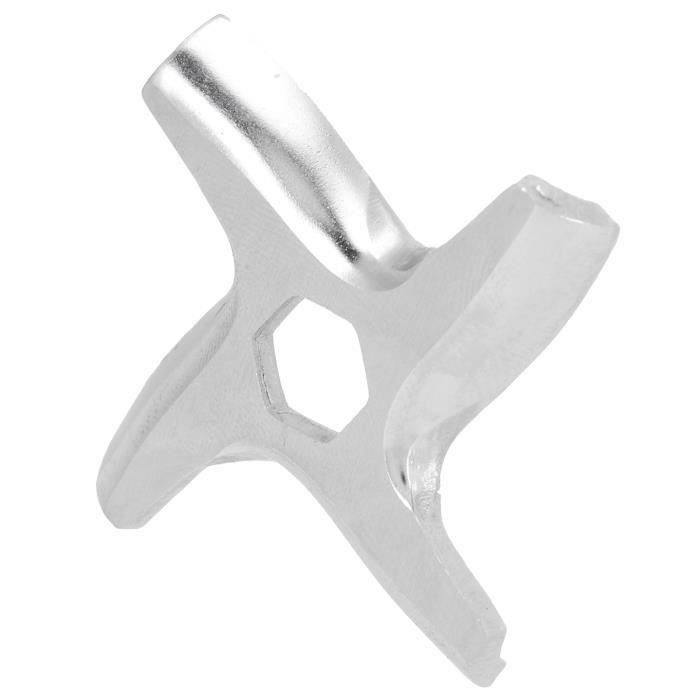 Lame Et Plaque De Hachoir à Viande Zoegneer - En Acier Inoxydable 402, Pour Hachoir Domestique Type 5 (ouverture 55 Mm) - 8