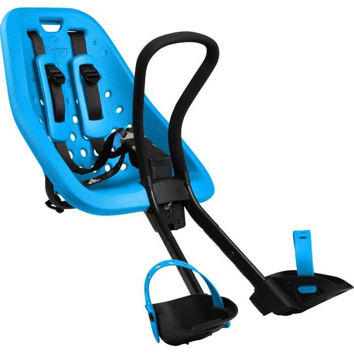 Siège enfant vélo Thule Yepp Mini - Montage avant - Montage de potence - Poids max. 15 kg - Bleu