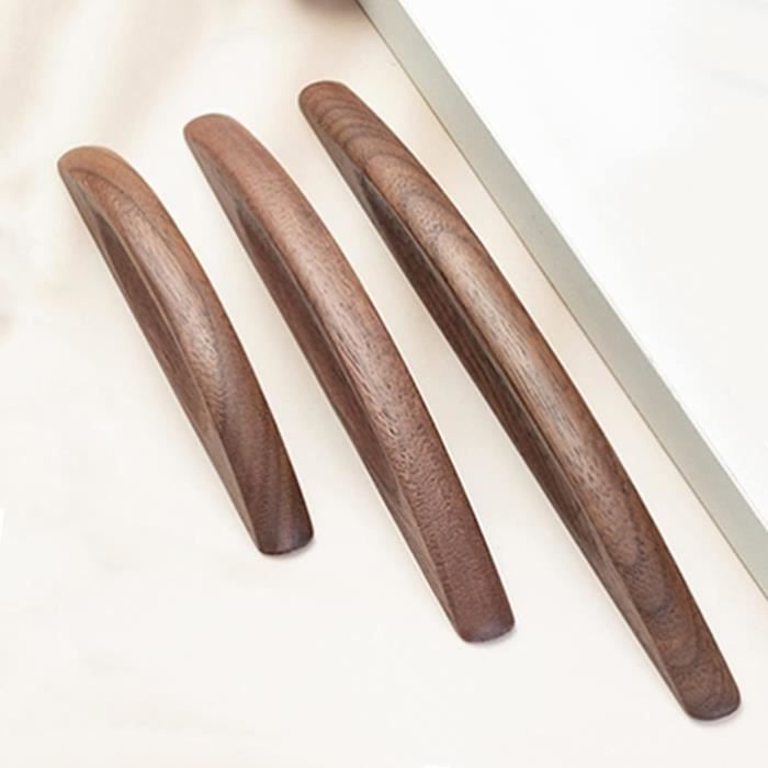 Lot De 25 Boutons De Tiroir En Bois - Ronds, Naturels (Kaki) - 24x20mm - Uxcell