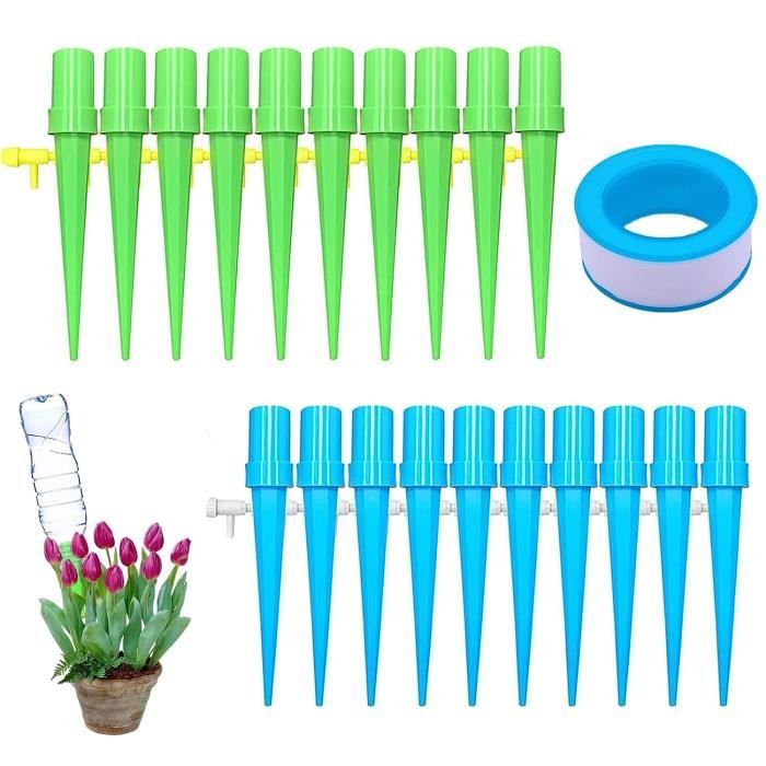 Kit Irrigation Goutte à Goutte 18 Pics DmDoyy - Arrosage Automatique Réglable Pour Plantes D'Intérieur Et Extérieur