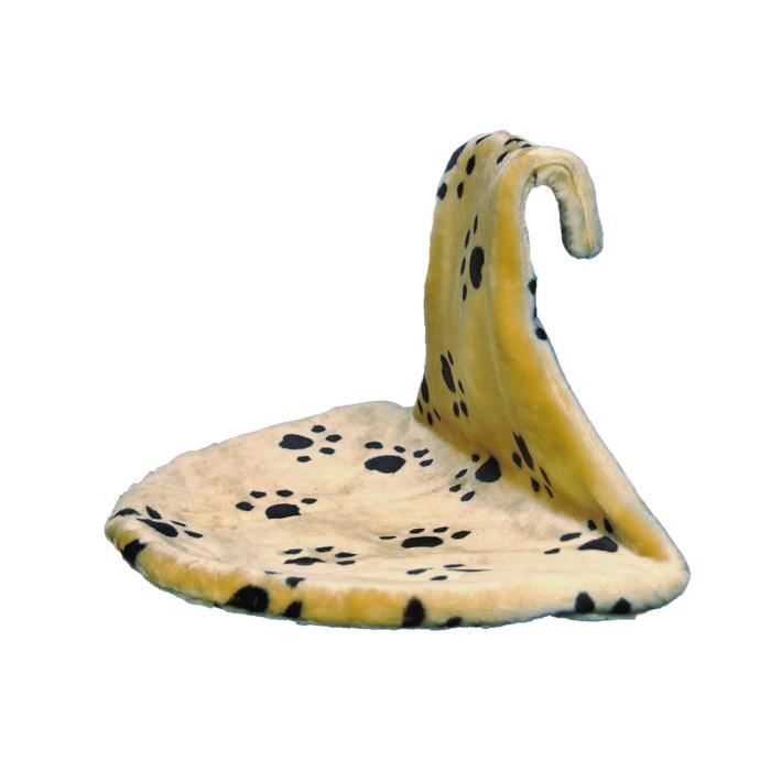 NOBBY Hamac beige avec pattes pour chat 50 x 32cm
