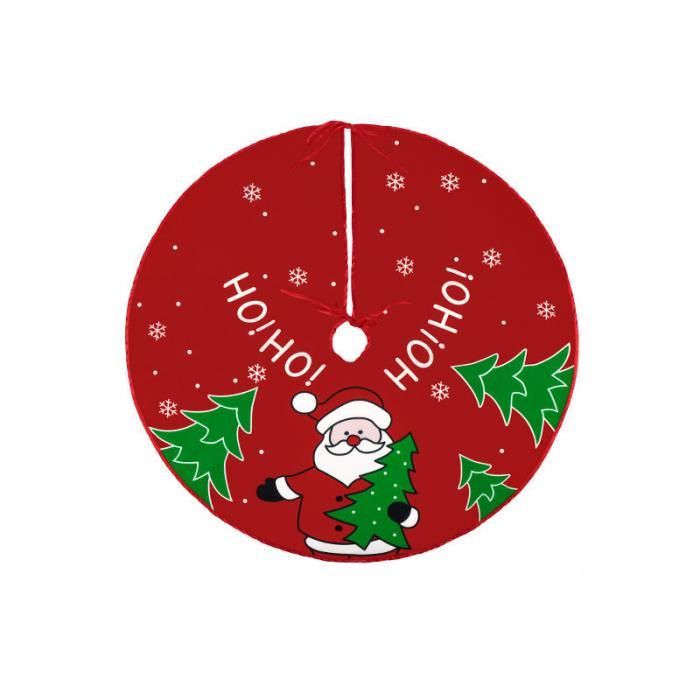 Jupe De Sapin De Noël Rond, Jupe Arbre De Noël En Velours Blanc Peluche De 105 Cm Tapis De Sapin Tapis Sapin De Noel Blanc