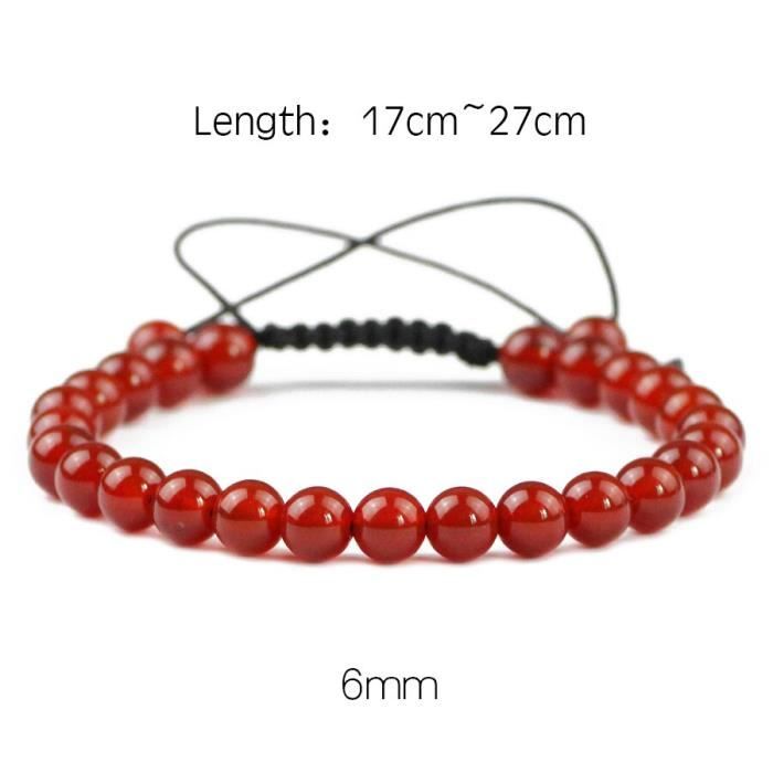 Bracelet En Pierre Naturelle De Calcite Rose - 6mm | La Boutique Des Chrétiens