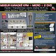 Pack Karaoké KPM Mixeur + 2 DVD + Micro + Adaptateur RCA/HDMI + Câble HDMI 1.5M - DVD Tubes D'Aujourd'hui-1