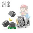 LEGO® Super Mario 71420 Ensemble d'Extension Rambi le Rhinocéros, Jouet à Combiner avec un Pack de démarrage-1