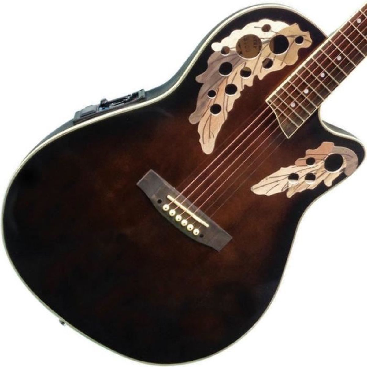 Guitare /Électro-Acoustique Roundback Rouge ~ Neuve /& Garantie