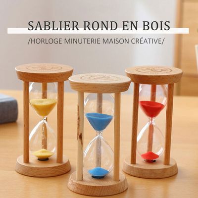 Sablier de cuisine en verre avec sable violet 5 minutes | Maisons du Monde Sablier de cuisine en verre avec sable violet 5 minutes | Maisons du Monde