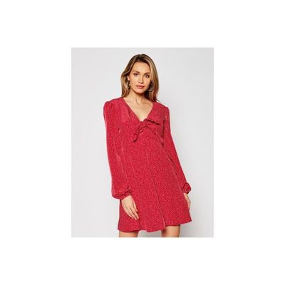 Robe courte ecogreen Guess jeans Rouge Cdiscount Pret a Porter