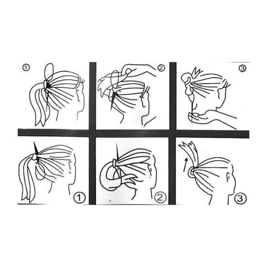 Topsy Tail Queue De Cheval Renversée Coiffure Facile