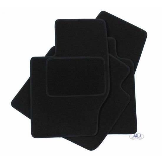 Tapis De Sol Velours Noir Sur Mesure Pour Renault Espace 2002-2014 - Antidérapant, Renfort Talon, Imperméable - 4