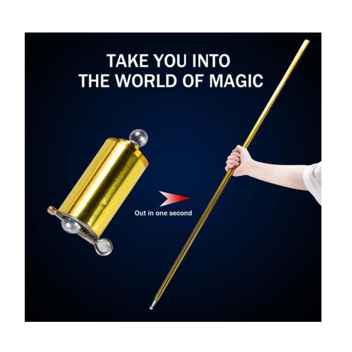 Baton Magique Télescopique - Inoxydable - 150cm - Portable - Léger ...