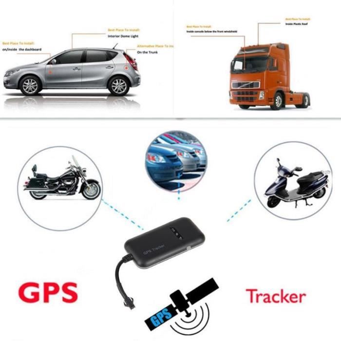 H02 GPS Vehicle Tracker temps réel Locator voiture alarme anti-vol