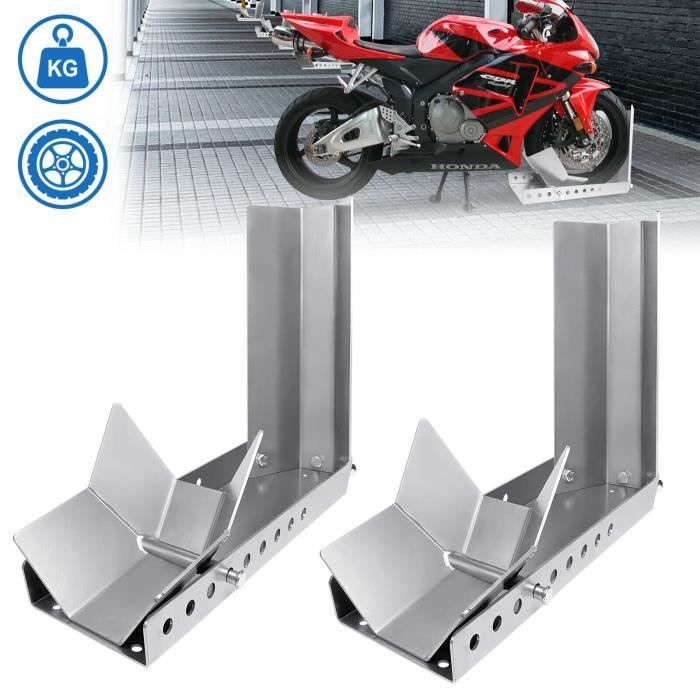 HENGMEI 2x Rail d'aide au chargement pour moto - Support de roue