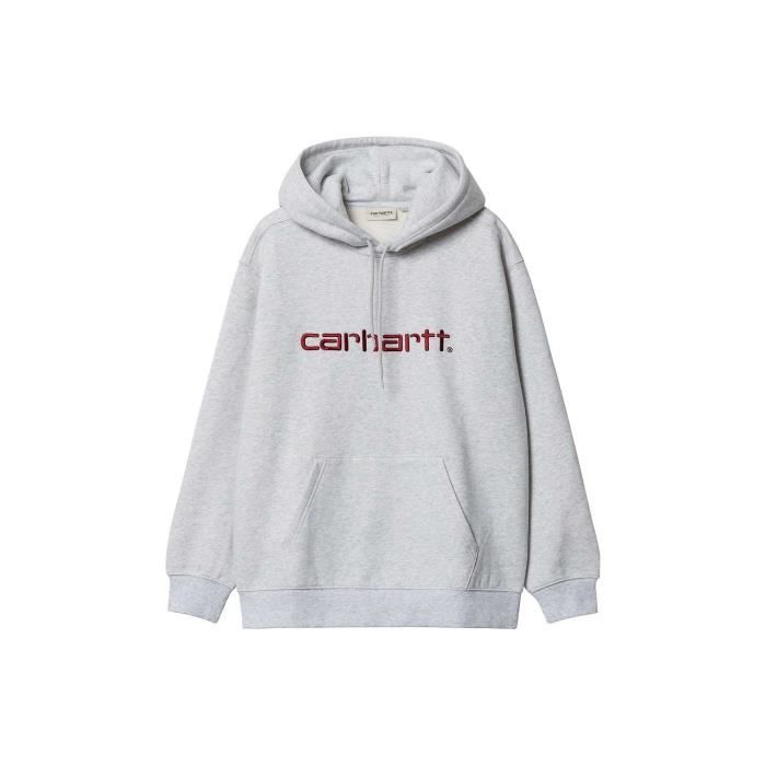 Sweat a clearance capuche carhartt gris