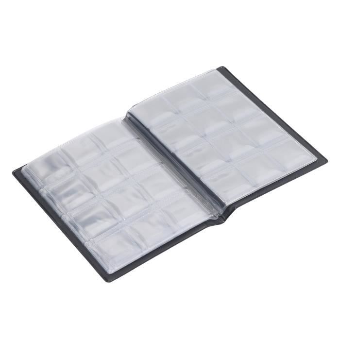Générique Album Porte-Billets 100 Pièces pour Rangement de Billets et Objets de Valeur, Classeur Portable Protection pour Numismates et Collectionneurs