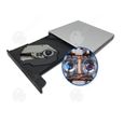 INN® Lecteur cd portable graveur externe blu-ray usb salon dvd radio rw dvd rom player enfants enregistreur optique-2