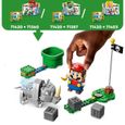 LEGO® Super Mario 71420 Ensemble d'Extension Rambi le Rhinocéros, Jouet à Combiner avec un Pack de démarrage-2