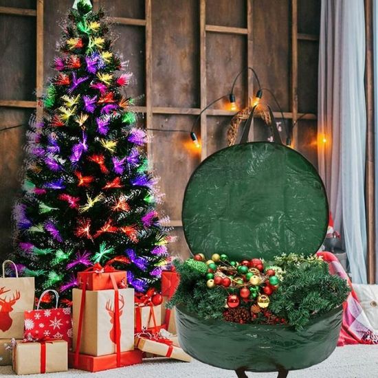 LIWI-Grand sac de rangement pour sapin de Noël avec poignées