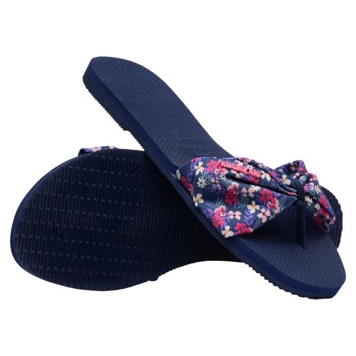 Sandales Havaianas You Saint Tropez Pri Femme Bleu Marine Bleu marine Cdiscount Chaussures