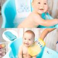 Baignoire bébé ergonomique - MON MOBILIER DESIGN - Elephant - Thermomètre intégré - Blanc-3