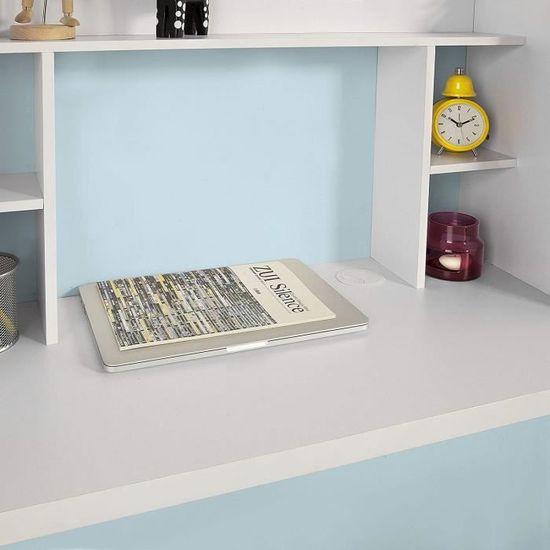 Table Murale Bureau Avec Etagere Integree Armoire De Rangement Murale Blanc Achat Vente Armoire De Bureau Table Murale Bureau Avec Et Cdiscount