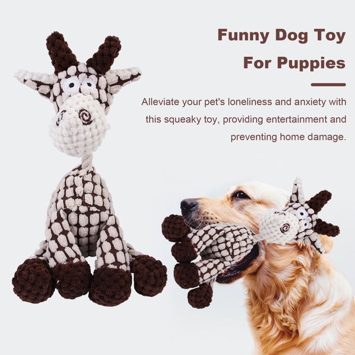 YAMI 3 Paquet Chiens Jouets à Mâcher Interactifs à Couinement en