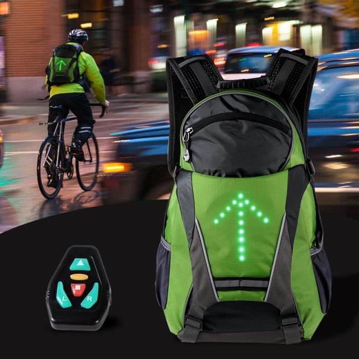 Sac velo store clignotant