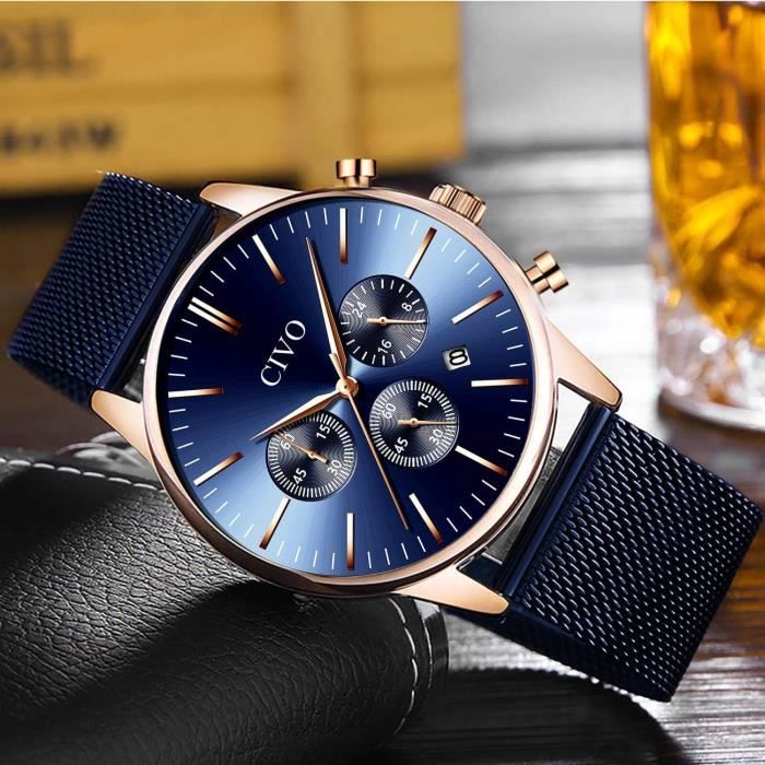 Montre homme analogique discount