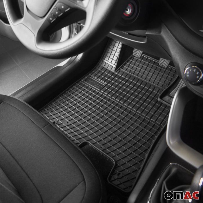 Tapis De Sol Sur Mesure Pour Fiat Doblo I Van (2000-2010) - Caoutchouc Renforcé, Fixation Velcro, Protection Totale