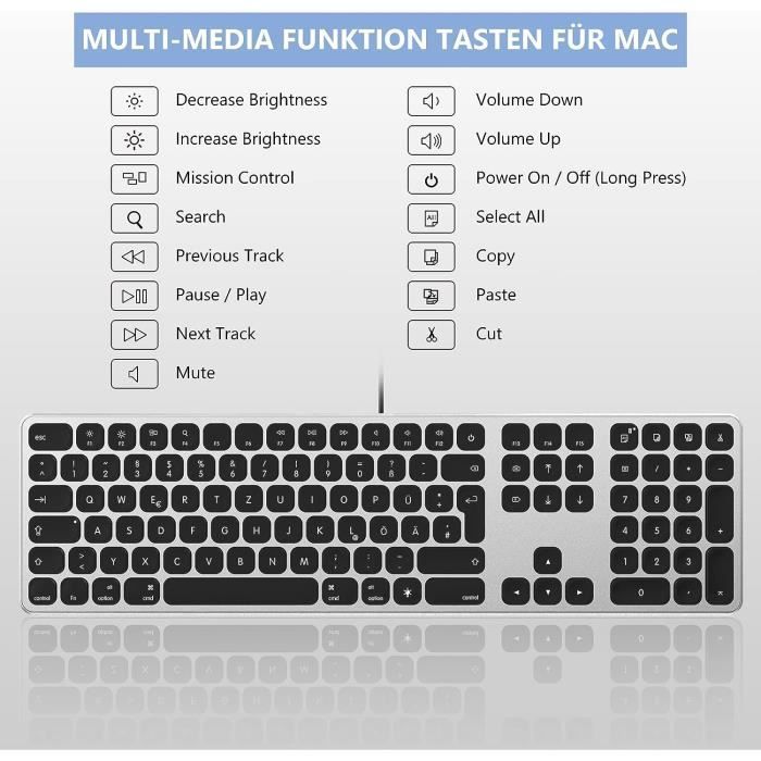 Clavier filaire USB C pour iMac