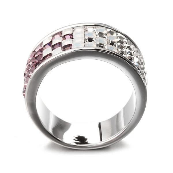 Bague ornée shop de cristaux swarovski