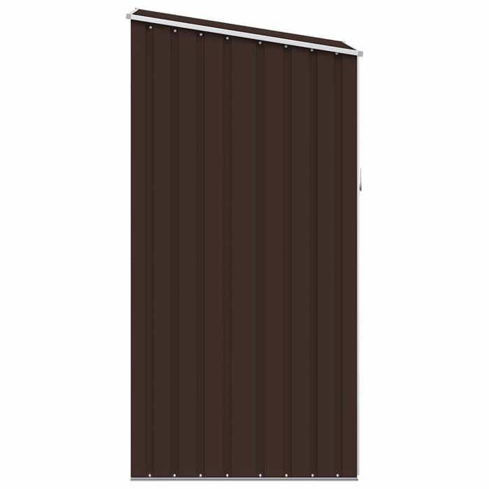 VidaXL Abri de jardin Marrron 87x98x159 cm Acier galvanisé 46292 ...