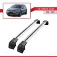 Compatible avec Volkswagen Tiguan 2016-2023 Barres de Toit ACE-2 Railing Porte-Bagages de voiture GRIS-0