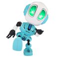 Halloween Mini Robot Parlant pour Bebe,  Jouet Apprentissage Cadeaux - Bleu-0