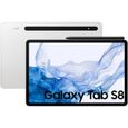 Tablette tactile - SAMSUNG Galaxy Tab S8 - 11" - RAM 8Go - Stockage 128Go - Argent - WiFi - S Pen inclus-0