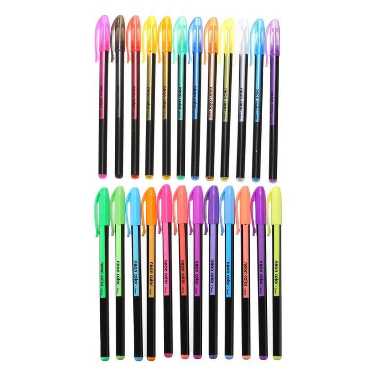 Tempsa 24 Couleurs Stylo à Paillettes 1mm Pour Encre Dessin