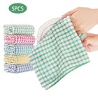 AUCUNELY Lot de 5 torchons de cuisine en coton pour laver la vaisselle, torchons pour le nettoyage de la maison