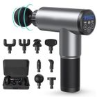 Pistolet de Massage Musculaire - OLOKDYIZ - 99 Niveaux Réglables 8 Têtes de 2500m/Ah LCD Massage Gun Pour Soulager Douleurs