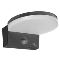 Lampe LED à détecteur de mouvement Maclean, applique PIR, gris, 15W, IP65, 1560lm, blanc neutre (4000K) MCE344 G