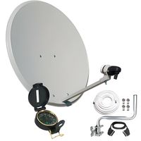 Kit d'antenne parabolique Engel 80cm+ Support mural+lnb+localisateur Satellite An0432e