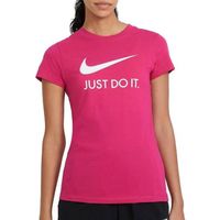 Tee-shirt Nike W JDI SLIM - Femme - Rose - Manches courtes - Logo Nike Just do It