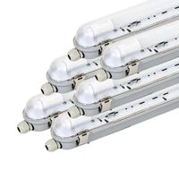 Kit de Réglette LED IP65 + Tube Néon LED 120cm T8 18W (Pack de 6) - Blanc Neutre 4000K - 5500K - SILAMP