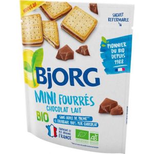 BISCUITS CHOCOLAT Bjorg Biscuits Bio mini fourrés chocolat