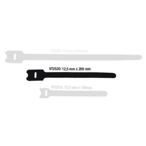 STRUCTURE - FIXATION ADAM HALL - VT 2520 - Serre-câble 200x25 mm noir