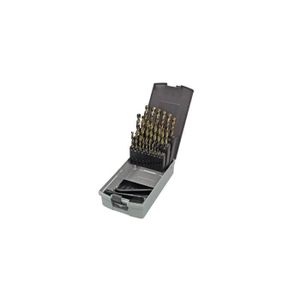 COFFRET de 25 Forets1 à 13 HSS-E COBALT 5/% DIN 338